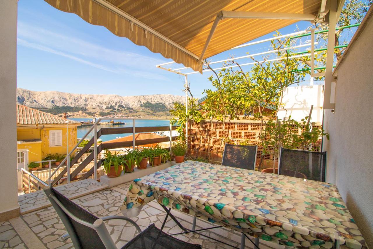 Apartment Mario With Terrace And Sea View Baska  Exterior photo